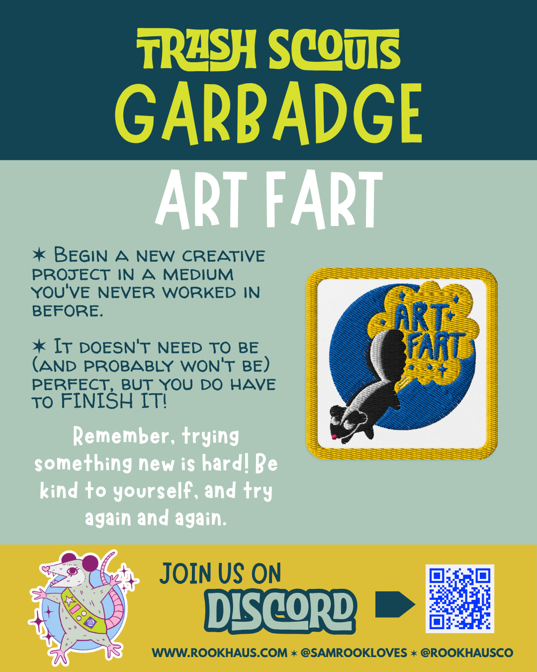 Art Fart - Embroidered Garbadge - Image 2