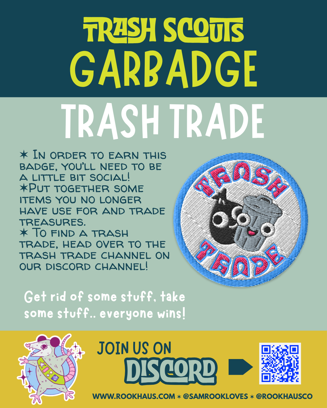 Trash Trade - Embroidered Garbadge - Image 3