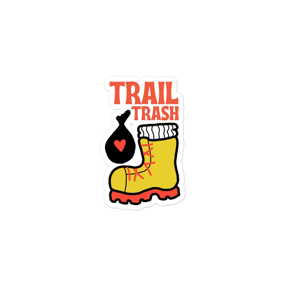 Trail Trash - Garbadge - Sticker