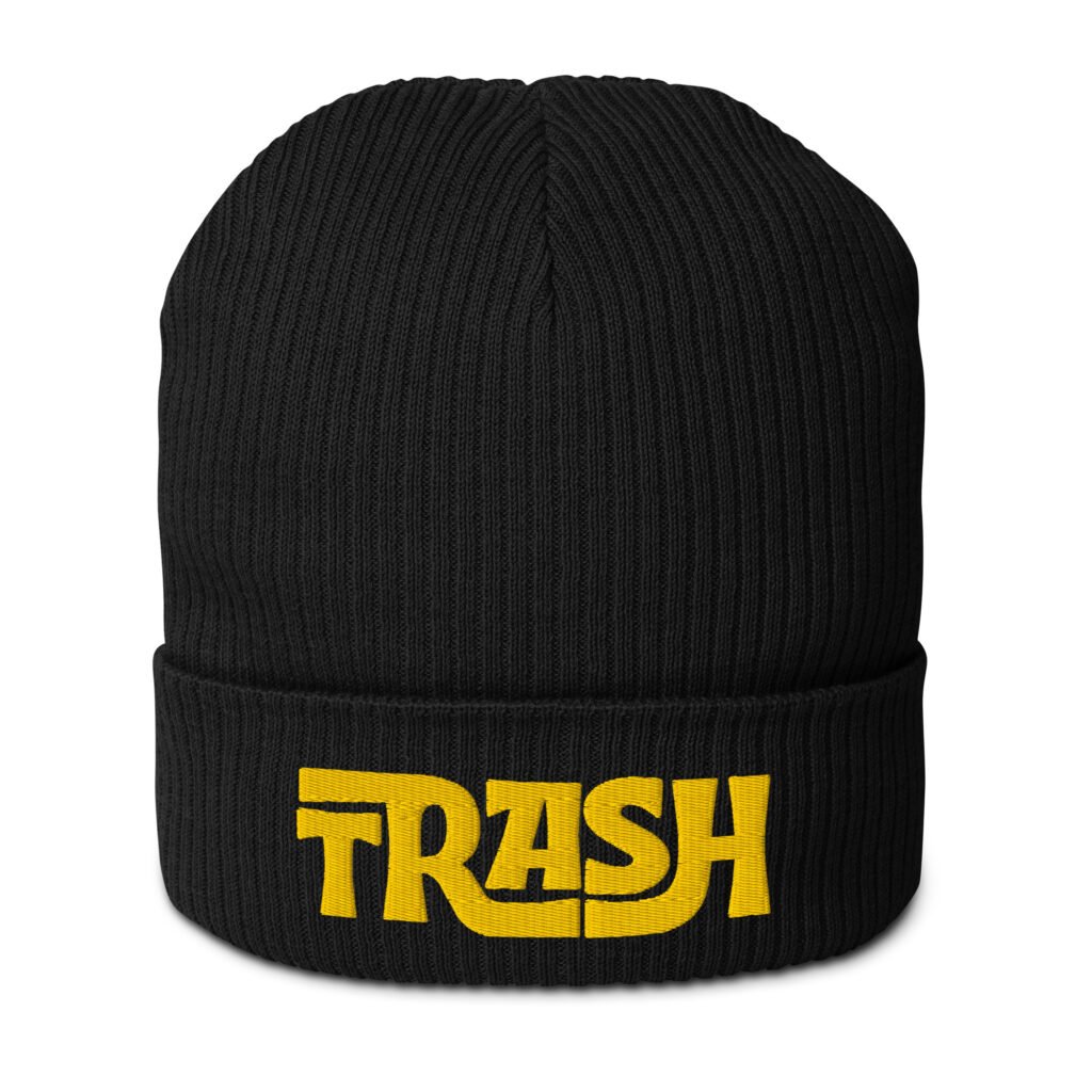 Organic ribbed beanie